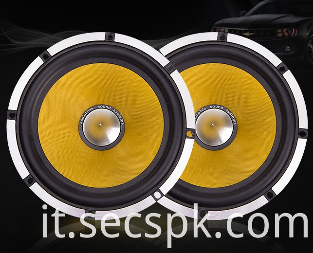 Altoparlante per auto da 5 pollici con telaio in alluminio 6 Aluminum Frame 6 5 Inch Car Speaker